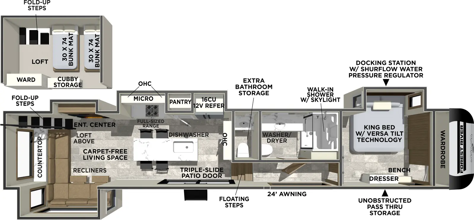 Impression 44STAY Floorplan